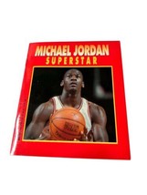 Vtg 90s 1994 Michael Jordan Superstar Chicago Bulls NBA Picture Book Rae... - $14.25