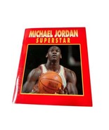 Vtg 90s 1994 Michael Jordan Superstar Chicago Bulls NBA Picture Book Rae... - $268.58 MXN