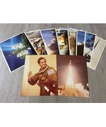 NASA Space Shuttle Photo &amp; Lithograph Lot Of 10 Kodak Photos 8x10” CV JD - $48.56 CAD