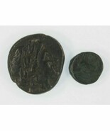 Ancient Greece 2-coin Set Cyme (Kyme) Aeolis Ae Thessalian League AE - $1,083.09 MXN