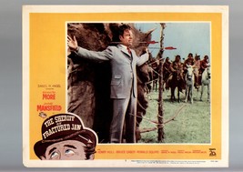 Sheriff Of Fractured JAW-LOBBY Card #7-1959-KENNETH MOORE-WESTERN-F Fn - £11.82 GBP
