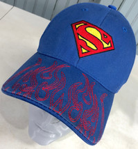Superman DC Comics YOUTH Classic Logo Adjustable Baseball Hat Cap - £7.18 GBP