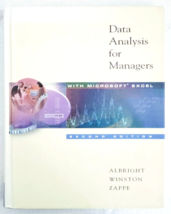 2003 Data Analysis for Managers 2nd Edition, Microsoft Excel by Zappe &amp; Winston - £19.62 GBP
