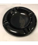 Craftsmans Bench Olympus 8” Ashtray black ceramic - $31.14