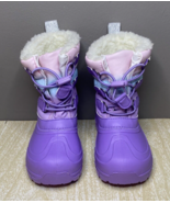 MEMBERS MARK KIDS SNOW BOOTS -10 Degree Cold Rating Purple Size 9/10 - £9.58 GBP