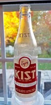 Vintage 1954  10 OZ. KIST Soda Clear Glass Bottle Citrus Products Chicago IL - £10.21 GBP