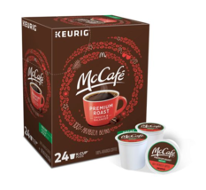 McCafe DECAF Premium Roast Coffee 24 to 144 Keurig K cups Pick Any Size - £19.64 GBP+
