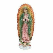 Fine Porcelain Our Lady Of Guadalupe Statue Virgin Mary Mother Of Jesus - £39.17 GBP
