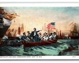 Battle of Lake Erie Painting By W H Powell WB Postcard W21 - $3.91