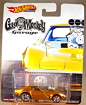 2019 Hot Wheels Premium Gas Monkey Garage 68 Corvette Gas Monkey Garage Gold R Rs - £18.82 GBP