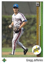 1989 Upper Deck #9 Gregg Jefferies RC Rookie Card New York Mets ⚾ - $0.89