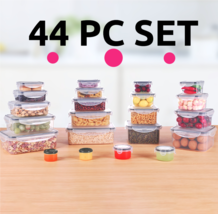 MTR 44 PIECE BPA-Free Storage Set Stackable Airtight Microwave &amp; Freezer... - $22.56