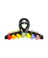 PRIDE HEARTS RAINBOW CLAW CLIP BLACK - $9.99