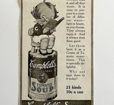 1916 Campbell&#39;s Tomato Soup Advertisement 21 Kinds ABC Food LGADYC4 - $19.99