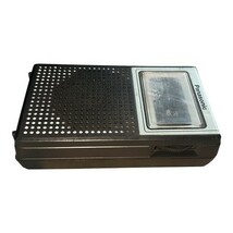Vintage Panasonic AM Radio R-1019 w/ Case - Tested & Working - Taiwan image 6
