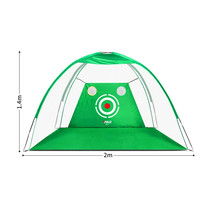 Green 2 meters PGM Golf Hitting Practice Net , Portable Cutting Batting ... - $104.36