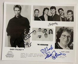 Gary Puckett &amp; Gary Lewis Autographed &quot;The Association&quot; Glossy 8x10 Photo - $49.99