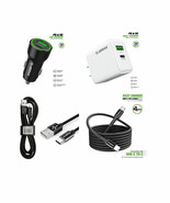 20W Car 20W Home Charger 1 X A to C &amp; 1 X C to C USB For ZTE Blade A35 - $20.25