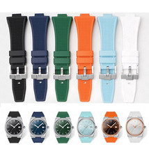 26x12mm Silicone Rubber Watch Band Strap for Tissot PRX T137.407/T137.410 - $17.50