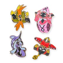 Pokemon Enamel Pins: Tapu Koko, Tapu Lele, Tapu Fini, and Tapu Bulu - £62.85 GBP