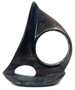 Metal Sailboat Dark Brown/Black Finish Nautical Marine Decor 7.75” T 6.5” L - $11.97