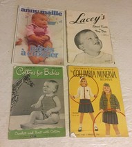 Lot of 4 Vintage Knitting Instruction Books - Babies and Children Fashion - £5.99 GBP