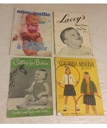 Lot of 4 Vintage Knitting Instruction Books - Babies and Children Fashion - $7.50