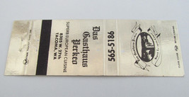 Das Gasthaus Perkeo - Tacoma, Washington Restaurant 20 Strike Matchbook Cover WA - $1.75