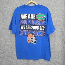 Florida Gators T-Shirt Mens Large Blue SEC Champions 2006 Schedule Graph... - £7.13 GBP