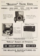 1926 Print Ad Bellevue Trunk Units, Spare Tire Carrier Bellevue,Ohio - £17.37 GBP