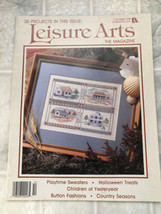 Leisure Arts Cross Stitch Magazine October 1990 26 Projects - $13.09