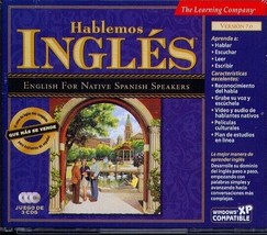 Hablémos Inglés 7.0 (3PC-CDs, 1998) for Windows 98/Me/2000/XP- NEW in Jewel Case - £4.04 GBP