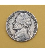 1942 Jefferson Nickel No Mint Mark Rim Error Coin - $10.95