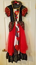  Queen of Hearts Costume Dress - Child Size 7/8 - £24.03 GBP