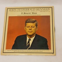 John Fitzgerald Kennedy JFK A Memorial Album Vinyl Record LP C 1963 - £7.33 GBP