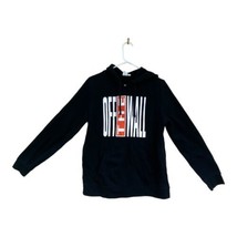 Vans Hoodie Sweatshirt Men’s Medium Black Logo Full Zip Fleece Jacket - £15.69 GBP