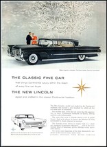 1958 Lincoln Landau Automobile Black PRINT AD BX3 - $139.27 MXN