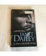 Library Book Large Print Janet Dailey Lone Calder Star Hardback Fiction - $179.51 MXN