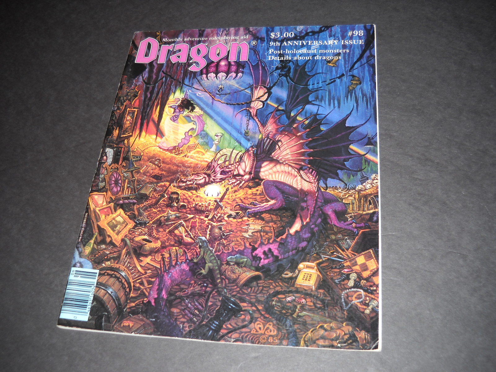 Dragon Magazine - Issue #98 (9th Anniversary) - June 1985 - £19.57 GBP