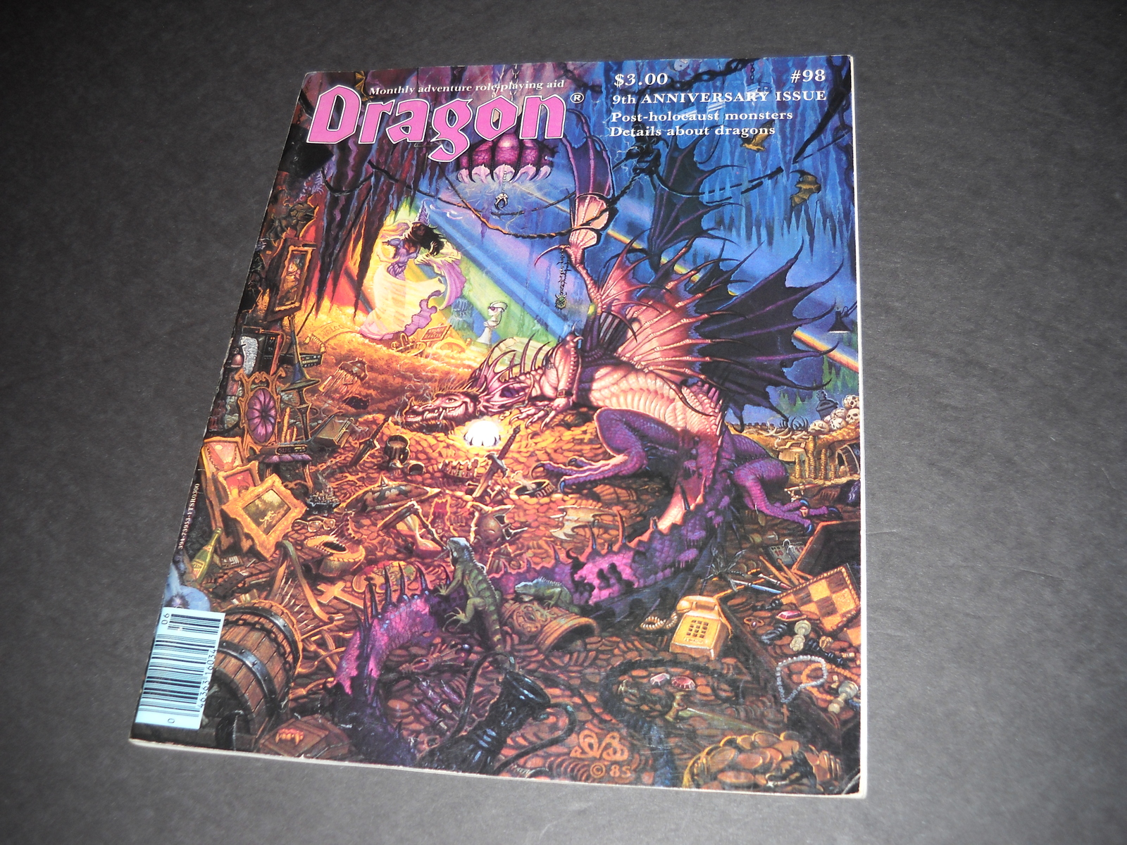 Dragon Magazine - Issue #98 (9th Anniversary) - June 1985 - $25.00