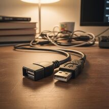 USB Extension Cable Black, USB 2.0 3.28Ft/1M USB Type A Male to Female, ... - $10.57 CAD