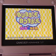 Bubble Bobble Old &amp; New Nintendo Game Boy Advance Authentic Saves - Clean Pins - £26.54 GBP