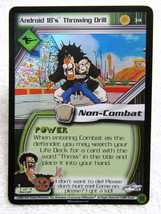 2003 Score Limited Dragon Ball Z DBZ CCG Android 18&#39;s Throwing Drill #34 - Foil - £7.32 GBP