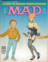 ORIGINAL Vintage 1991 Mad Magazine #304 Madonna Godfather Edward Scissorhands - £15.91 GBP