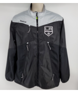 LA Kings Hockey Reebok LA Kings Jacket Size L Reebok Center Ice Windbreaker - $39.55