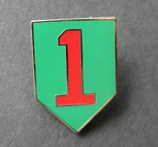 US ARMY 1ST INFANTRY DIVISION LAPEL PIN HAT BADGE 1 INCH - $5.64