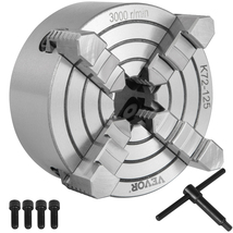 VEVOR K72-125 Lathe Chuck, 5" 4-Jaw Independent Metal Lathe Chuck Revers... - $63.90