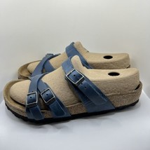 Birkenstock Womens Franca Dusty Blue Sandals Shoes EU 37 US 6 Strappy Boho Birks - £54.23 GBP