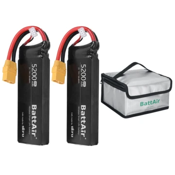 [EU/USA Direct]ISDT BattAir 7.4V 5200mAh 50C 2S Second Generation Smart ... - $108.16