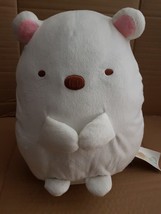 San-X Sumikko Gurashi Polar Bear 11&quot; Stuffed Toy / White Plush Doll Japan - $23.33